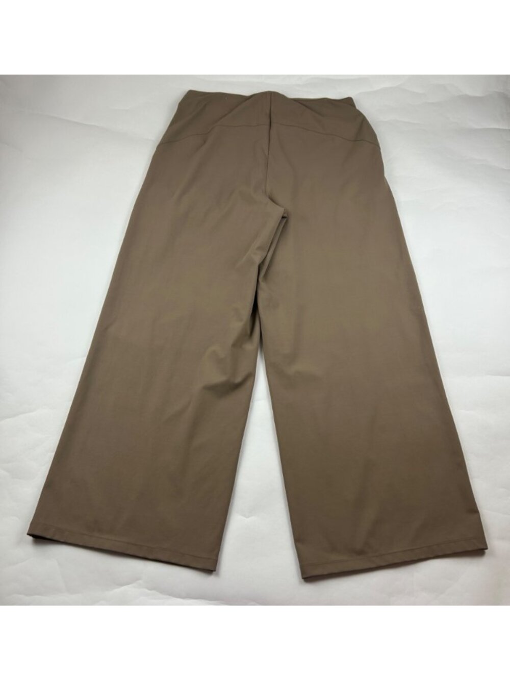 Old Navy Sediment Brown Power Soft Knit High Rise Wide Leg Trouser XL - Picture 7 of 8
